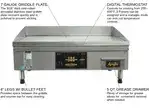 AccuTemp GGF1201A2450-T1 Griddle, Gas, Countertop