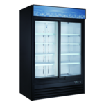 Admiral Craft USRFS-2D/B 53'' Refrigerated Glass Door Merchandiser