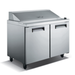 Admiral Craft USSL-2D/60 60'' Refrigerated Salad / Sandwich Prep Table