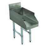 Advance Tabco CR-GS-12 Stainless and Galvanized Steel Underbar Drain Workboard Unit, Freestanding, 12" x 26"