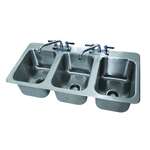 Advance Tabco DI-3-10 3 Compartment Stainless Steel Sink, Drop-In