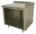 Advance Tabco EEK-SS-305-X
Open Front Cabinet Base Work Table, with


 Top,
and 
- 600"W x 300"D x 40.50"H