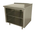 Advance Tabco EF-SS-247M Open Front Cabinet Base Work Table with Stainless Steel Top