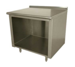 Advance Tabco EF-SS-249 Open Front Cabinet Base Work Table with Stainless Steel Top