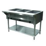 Advance Tabco HF-3G-LP Liquid propane Hot Food Table with Open Base