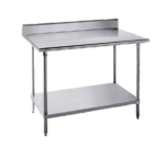 Advance Tabco KSS-3611 36" x 132" Work Table with Stainless Steel Top