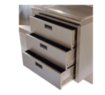 Advance Tabco SU-47 Add stainless steel concealing drawer fronts to SU-46 slides (1 each covers all levels of a single cabinet)