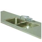 Advance Tabco TA-11E-2 Double Sink Welded Into Table Top