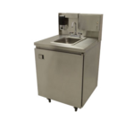 Advance Tabco TA-MSC-1 Rear riser panel for 26" wide mobile sinks