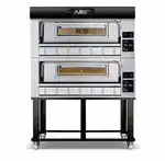 AMPTO P110G B2 Double Deck Gas Pizza Bake Oven