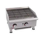 APW Wyott GCB-18S
180"

Countertop
Medium Duty
Radiant
Charbroiler
with Manual Control
-