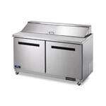 Arctic Air AMT60R 61.25'' Mega Top Refrigerated Salad / Sandwich Prep Table