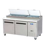 Arctic Air APP71R 71'' Refrigerated Pizza Prep Table