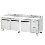 Arctic Air APP94R 94'' Refrigerated Pizza Prep Table