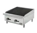 Atosa USA, Inc. Atosa USA ATRC-24 24.00" Gas Countertop Heavy Duty Radiant Charbroiler with Manual Control - 70,000 BTU