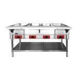 Atosa USA, Inc. Atosa USA CSTEA-4C Electric Hot Food Serving Counter with Controls,