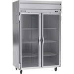 Beverage Air HF2HC-1G Glass Door Freezer, Reach-In - 2 Section