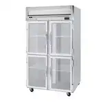 Beverage Air HRS2HC-1HG Glass Half Door Refrigerator, Reach-In - 2 Section