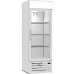 Beverage Air MMR19HC-1-W 27.25'' Refrigerated Glass Door Merchandiser