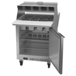 Beverage Air SPE27HC-12M-B-DS 27'' Mega Top Refrigerated Salad / Sandwich Prep Table