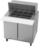 Beverage Air SPE36HC-12M 36'' Mega Top Refrigerated Salad / Sandwich Prep Table