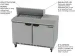 Beverage Air SPE48HC-08 48'' Refrigerated Salad / Sandwich Prep Table