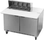 Beverage Air SPE48HC-08C 48'' Refrigerated Salad / Sandwich Prep Table