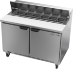 Beverage Air SPE48HC-12 48'' Refrigerated Salad / Sandwich Prep Table