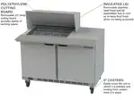 Beverage Air SPE48HC-12M 48'' Mega Top Refrigerated Salad / Sandwich Prep Table