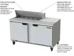 Beverage Air SPE60HC-10 60'' Refrigerated Salad / Sandwich Prep Table