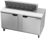 Beverage Air SPE60HC-12 60'' Refrigerated Salad / Sandwich Prep Table