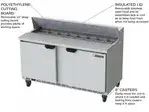 Beverage Air SPE60HC-16 60'' Refrigerated Salad / Sandwich Prep Table