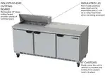 Beverage Air SPE72HC-08 72'' Refrigerated Salad / Sandwich Prep Table