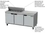 Beverage Air SPE72HC-10 72'' Refrigerated Salad / Sandwich Prep Table