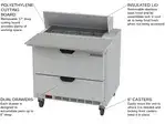 Beverage Air SPED36HC-08C-2 36'' Refrigerated Salad / Sandwich Prep Table