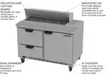 Beverage Air SPED48HC-10-2 48'' Refrigerated Salad / Sandwich Prep Table