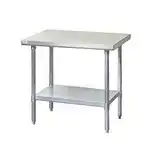 Blue Air EW2436 Work Table with Stainless Steel Top - 36"W x 24"D