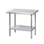 Blue Air EW3048 Work Table with Stainless Steel Top - 48"W x 30"D