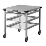 Caddy T-243-A Mixer/Slicer Equipment Stand with Stainess Steel Top