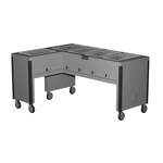 Caddy TF-605-L Regular (L-Shaped) Serving Counter, Hot Food, Electric