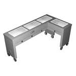 Caddy TF-614-R Slimline (L-Shaped) Serving Counter, Hot Food, Electric