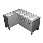 Caddy TF-625-L Regular (L-Shaped) Serving Counter, Hot Food, Electric