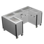 Caddy TF-635-U Slimline (U-Shaped) Serving Counter, Hot Food, Electric