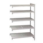 Cambro CPA183664V5480 Camshelving® Premium Series 36"W x 18"D x 64"H Shelving Unit, Plastic with Metal Frame - NSF