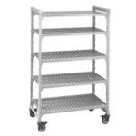 Cambro CPMU214275V5480 Camshelving® Premium Series 42"W x 21"D x 75"H Shelving Unit, Plastic with Metal Frame - NSF