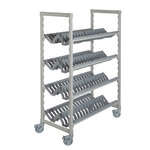 Cambro CPMU244875PDPKG Camshelving® Premium Mobile Angled Drying Rack