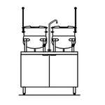 Crown EMT-10-10 Kettle/Cabinet Assembly