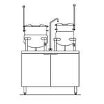 Crown EMT-10-6 Kettle/Cabinet Assembly