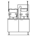 Crown GMT-10-6 Kettle/Cabinet Assembly