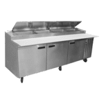 Delfield 18648PTLP 48'' Refrigerated Pizza Prep Table